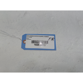 2016 - 2020 HONDA CIVIC COUPE RIGHT PASSENGER SIDE DOOR WINDOW GLASS OEM