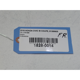 2017-2020 HONDA CIVIC COUPE SI RIGHT PASSENGER SIDE INTERIOR DOOR PANEL TRIM OEM