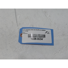 2016-2020 HONDA CIVIC FRONT LEFT DRIVER SIDE DOOR WINDOW BELT MOLDING OEM