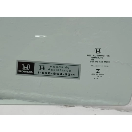 2016 - 2020 HONDA CIVIC COUPE FRONT DRIVER SIDE DOOR WINDOW GLASS OEM
