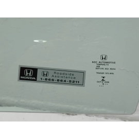 2016 - 2020 HONDA CIVIC COUPE FRONT DRIVER SIDE DOOR WINDOW GLASS OEM