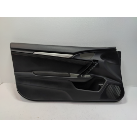 2017-20 HONDA CIVIC COUPE SI FRONT DRIVER DOOR INTERIOR PANEL COVER TRIM OEM