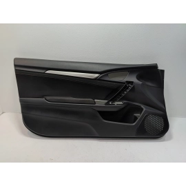 2017-20 HONDA CIVIC COUPE SI FRONT DRIVER DOOR INTERIOR PANEL COVER TRIM OEM