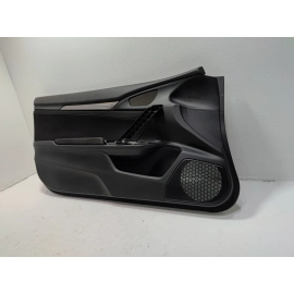 2017-20 HONDA CIVIC COUPE SI FRONT DRIVER DOOR INTERIOR PANEL COVER TRIM OEM