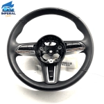 2023 MAZDA 50-CX LEATHER STEERING WHEEL & SWITCH BUTTON OEM - 15K MILES -