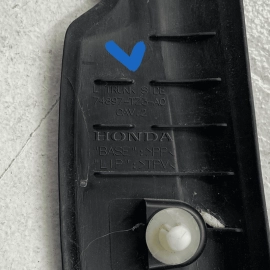 15-20 Acura TLX Rear Left Trunk Side Garnish Trim Seal Panel OEM