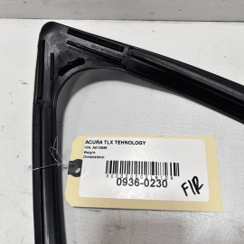 ACURA TLX 2015-2020 FRONT RIGHT PASSENGER SIDE DOOR WINDOW GLASS RUN CHANNE