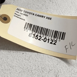 TOYOTA CAMRY 2018 - 2023 Front Driver Side Window Regulator Rearward Guide 