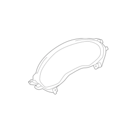 Dash Instrument Cluster Gauge Speedometer Bezel Cover Audi A6 2012-2018 OEM