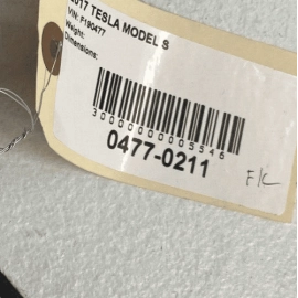 TESLA MODEL S 2012 - 2020 FRONT LEFT DRIVER SIDE INSIDE DOOR HANDLE OPENER 