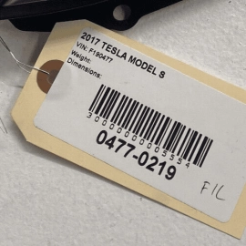 TESLA MODEL S 2017-2020 Front Left Driver Side Door Inner Card Pocket Trim 