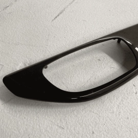 2014-2020 INFINITI Q50 REAR PASSENGER DOOR INTERIOR HANDLE WOOD BEZEL TRIM 