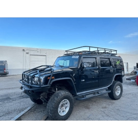 2003-04 HUMMER H2 WINDSHIELD RIGHT SIDE A PILLAR TRIM COVER PANEL & SPEAKER