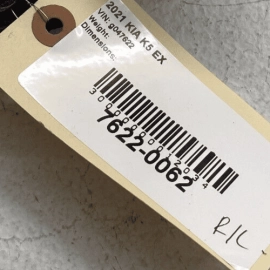 KIA K5 2021 - 2023 REAR LEFT DRIVER & CENTER SIDE SEAT BELT SEATBELT BUCKLE