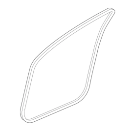 Front Left Driver Side Door Seal On Body Acura TLX 2018-2020 OEM