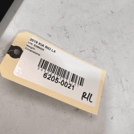 KIA RIO LX 2018-2023 REAR DRIVER SIDE DOOR WINDOW INNER WEATHERSTRIP SEAL O
