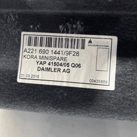 2007-2013 MERCEDES-BENZ S550 TRUNK FLOOR STORAGE TRAY LINER PANEL TRIM COVE