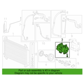 AIR A/C AC Conditioning Compressor Assembly ACURA TLX 2015- 2020 3.5L A-SPE