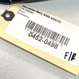 2007-2013 MERCEDES W221 S550 FRONT RIGHT PASSENGER SEAT RECLINER COVER TRIM