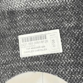 07-13 MERCEDES S600 W221 DECK SHELF TRUNK CARPET LINER TRIM COVER OEM