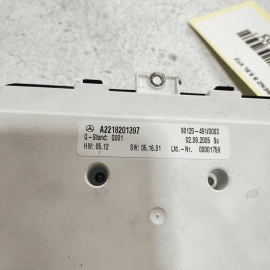 07-13 MERCEDES S600 W221 REAR SPLIT SEAT CONTROL SWITCH OEM
