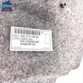 07-13 MERCEDES S550 S600 S63 AMG Trunk Driver Side Quarter Panel Trim Cover