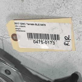 GMC TERRAIN 2018-2023 REAR PASSENGER SIDE DOOR WINDOW REGULATOR & MOTOR OEM