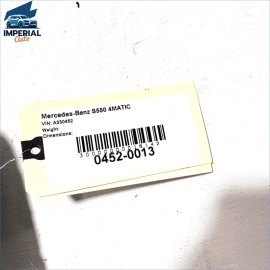 2007-2013 MB S550 Center Upper Engine Compartment Insulation Partition Pane