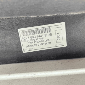 07-13 MERCEDES S600 W221 TRUNK FLOOR STORAGE TRAY LINER PANEL TRIM OEM