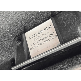 07-13 MERCEDES S600 W221 TRUNK FLOOR STORAGE TRAY LINER PANEL TRIM OEM