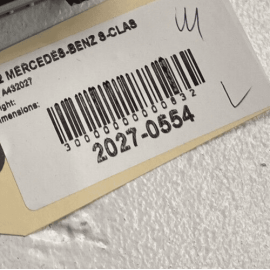 2007-2013 MERCEDES W221 S550 REAR RIGHT OR LEFT  ROOF HEADLINER LIGHT MIRRO