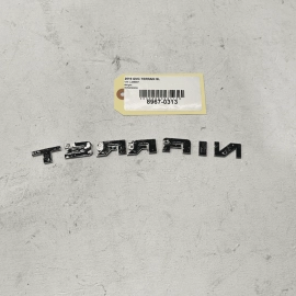SCRATCHED! 2018 - 2023 GMC TERRAIN REAR LEFT SIDE TRUNK TAILGATE LOGO EMBLE