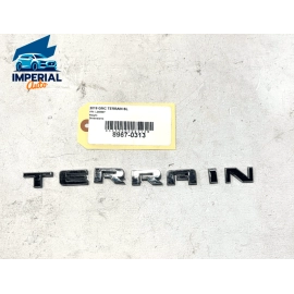 SCRATCHED! 2018 - 2023 GMC TERRAIN REAR LEFT SIDE TRUNK TAILGATE LOGO EMBLE