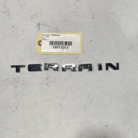 SCRATCHED! 2018 - 2023 GMC TERRAIN REAR LEFT SIDE TRUNK TAILGATE LOGO EMBLE