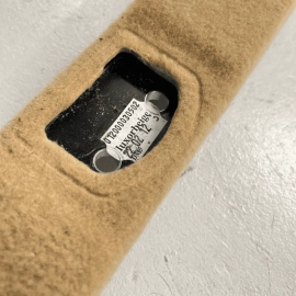 PORSCHE CAYENNE TRUNK LEFT SIDE QUARTER PANEL SHELF TRIM COVER (Beige) 2011 PORSCHE CAYENNE TRUNK LEFT SIDE QUARTER PANEL SHELF TRIM COVER (Beige) 2011