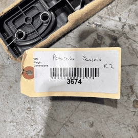 PORSCHE CAYENNE TRUNK LEFT SIDE QUARTER PANEL SHELF TRIM COVER (Beige) 2011 PORSCHE CAYENNE TRUNK LEFT SIDE QUARTER PANEL SHELF TRIM COVER (Beige) 2011