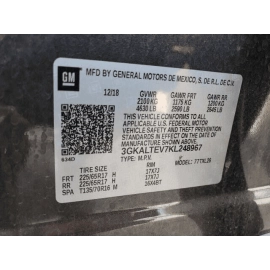 2018 - 2023 GMC TERRAIN WINDSHIELD RAIN HUMIDITY TEMPERATURE SENSOR OEM
