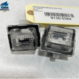 2007-2009 MERCEDES S600 REAR TRUNK LID LICENSE PLATE LIGHT LAMP SET OF 2PCS