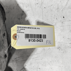 2007-2013 MERCEDES S600 S550 W221 FRONT DRIVER SIDE FENDER SPLASH GUARD REA