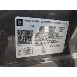 2018-2019-2020 GMC TERRAIN SLE POSITIVE STARTER BATTERY CABLE WIRE OEM