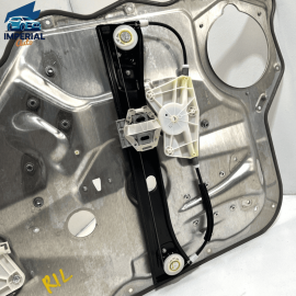 07-13 MERCEDES S550 W221 REAR LEFT DRIVER DOOR WINDOW REGULATOR & CARRIER O