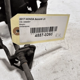 2018-2020 HONDA ACCORD REAR RIGHT PASSENGER SIDE BRAKE CALIPER W/ PAD OEM