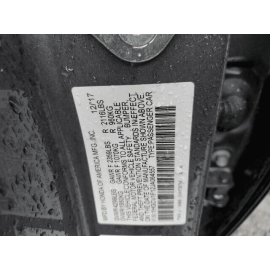 2018 HONDA ACCORD REAR RIGHT PASSENGER QUARTER MUD SPLASH GUARD FLAP OEM