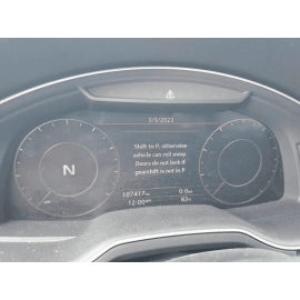 AUDI Q7 PREMIUM 2017-19 REAR 2ND ROW CENTER MIDDLE SEAT COMPLETE & HEADREST