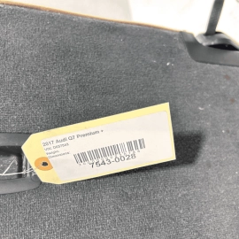 AUDI Q7 PREMIUM 2017-19 REAR 2ND ROW CENTER MIDDLE SEAT COMPLETE & HEADREST