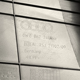 2018-2023 AUDI A5 SPORTBACK PASSENGER SIDE B PILLAR LOWER TRIM COVER PANEL 