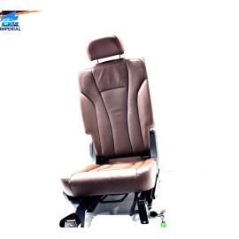 AUDI Q7 PREMIUM REAR RIGHT PASSENGER SIDE SEAT COMPLETE & HEADREST 17-19 OE