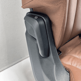 AUDI Q7 PREMIUM REAR RIGHT PASSENGER SIDE SEAT COMPLETE & HEADREST 17-19 OE