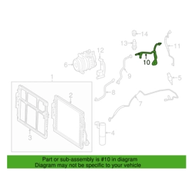 AIR Conditioning AC A/C Suction Line Pipe Mercedes-Benz W221 2008-2013 OEM AIR Conditioning AC A/C Suction Line Pipe Mercedes-Benz W221 2008-2013 OEM