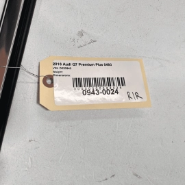 2017-2023 Audi Q7 Premium Rear Passenger Side Door Window Glass Belt Moldin